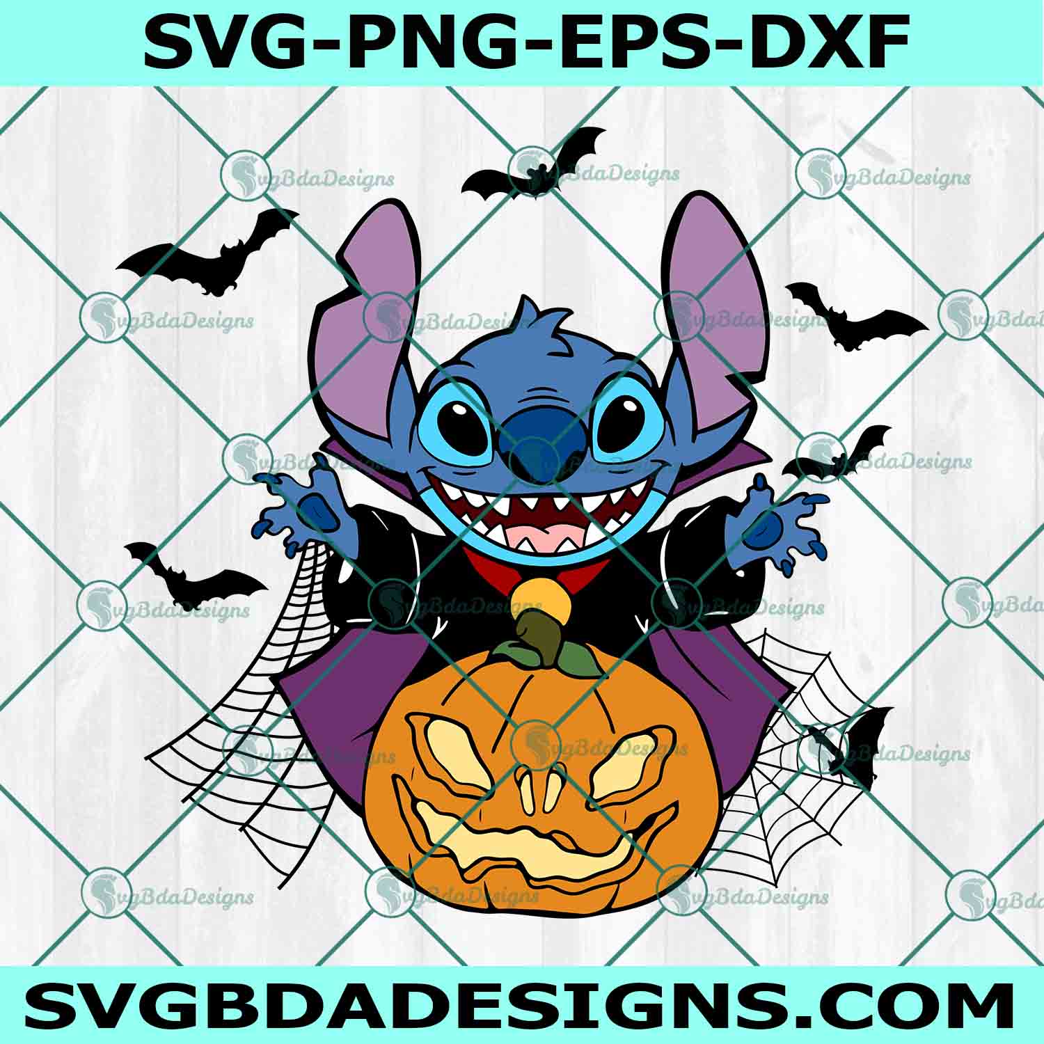 Stitch x Pumpkin Svg, Stitch Svg, Pumpkin Vampire Svg, Disney Halloween Svg, Vampire Halloween Svg, File For Cricut