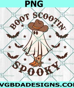 Boot Scootin Spooky Sublimation PNG, Boot Scoot Spooky png