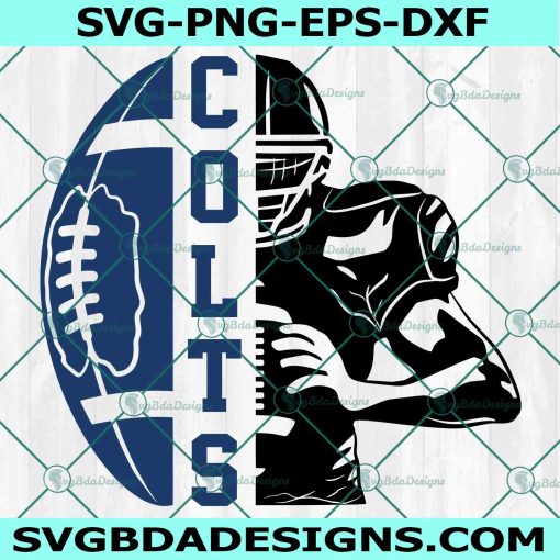 Colts Football Player svg, Indianapolis Colts Svg, Indianapolis Colts Player svg, Football Player svg, NFL Sport Svg, File For Cricut