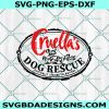 Cruella's Dog Rescue Svg, 101 Dalmations Disney Svg, Magic Kingdom Svg, Disney Villains Svg, Magic Kingdom Park SVG, File For Cricut