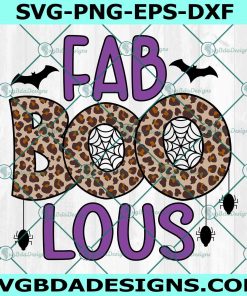 Fab Boo Lous Svg,  Spooky Halloween SVG