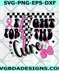 Fight for the CUre Svg, Breast Cancer Svg