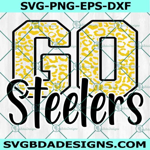 Go Steeler Football Svg, Pittsburgh Steelers Svg, Steelers Football Football SVG, Steelers svg, Football mom svg, Game day svg, File For Cricut
