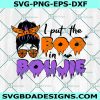 I Put The Boo In Boujie Svg, Halloween Messy Bun Svg, Boujie svg, Halloween svg, Boujie Mama Svg, File For Cricut