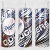 Los Angeles Dodgers Template Tumbler Wrap, 20oz Tumbler Wrap, Los Angeles Dodgers Png, MLB Baseball Tumbler, MLB Fan Gift Png