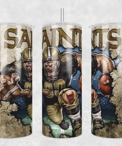 Mascot New Orleans Saints Tumbler Wrap, 20oz Tumbler Wrap
