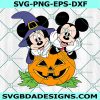 Mickey And Minnie Halloween SVG, Disney Halloween Svg, Mickey Halloween Svg, Minnie HAlloween Svg, File For Cricut