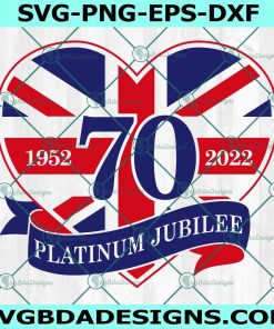 Platinum Jubilee Svg, Jubilee svg, 70 years Svg