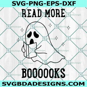 Read More Books SVG, Spooky Season Svg, Halloween Svg