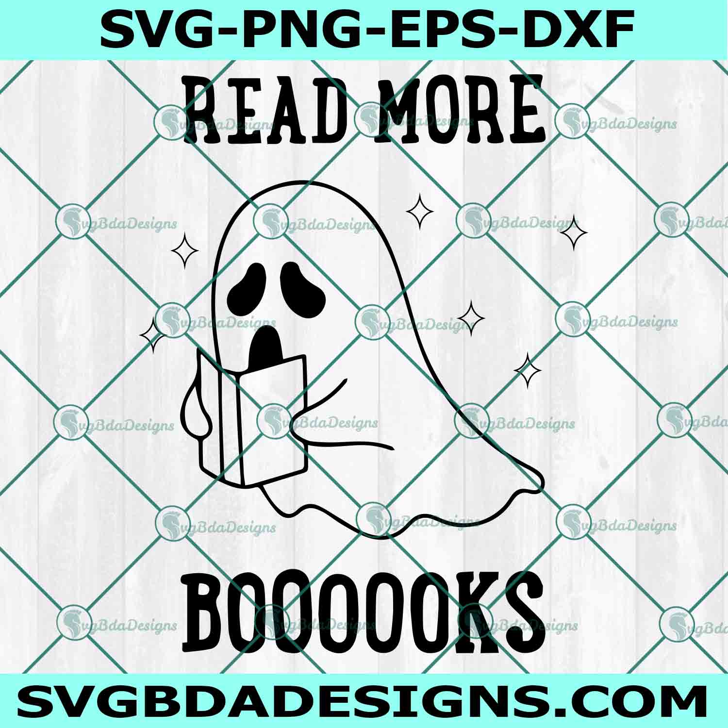 Read More Books SVG, Spooky Season Svg, Trick Or Treat Svg, Halloween Svg, Books Svg, Spooky Vibes Svg, File For Cricut