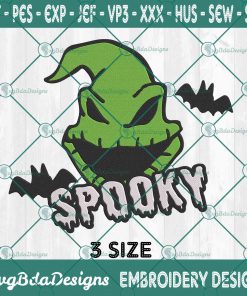 Spooky Oogie Boogie Embroidery Designs, Before Nightmare Embroidery Designs, Halloween Embroidery Designs, Oogie Boogie Embroidery Design