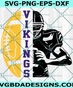 Vikings Football Player svg, Minnesota Vikings Svg