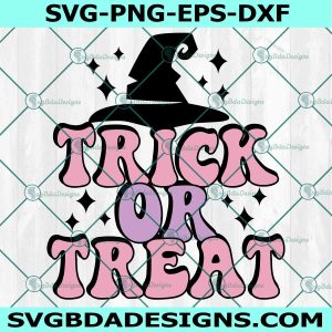 Witch Trick or Treat Svg PNG, Witch Svg, Trick or Treat Svg
