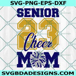 Air Senior Cheer Mom 2023 Svg, Air Senior 2023 Svg