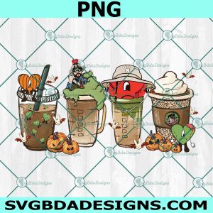 Bad Bunny Coffee Cups Halloween PNG, Bad Bunny PNG
