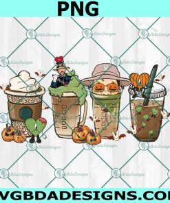 Bad Bunny Coffee Halloween PNG, Bad Bunny PNG, Bad Bunny coffee cups PNG, Bad Bunny Halloween PNG, Halloween Bunny PNG