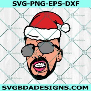 Bad Bunny With Christmas Hat SVG, Christmas svg