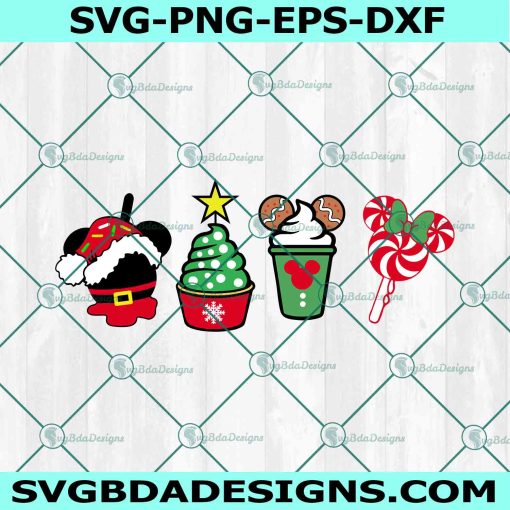 Christmas Cream SVG, Disney Christmas SVG, Christmas Candy SVG, Mouse Head SVG, Love Christmas SVG, File for Cricut 