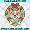 Corgi Christmas SVG, Christmas Svg, Christmas Stocking Svg, Funny Corgi Cute Svg, File For Cricut