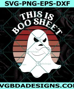 Ghost This is Boo Sheet Svg, Ghost Cute Svg