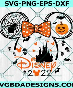 Halloween Disney Minnie 2022 SVG, Disney Halloween 2022 SVG, Minnie Mouse Halloween Svg, Disney Svg, File for Cricut
