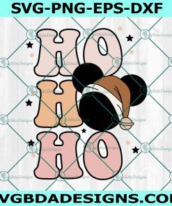 Mickey Ho Ho Ho Christmas, Disney Christmas Svg