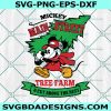 Mickey Main Street Tree Farm Svg, Disney Christmas Svg, Christmas Svg, Mickey Christmas Svg, File for Cricut