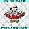 Mickey Merry Christmas PNG, Christmas Svg, Disney Christmas SVG, Merry Christmas Svg, File for Cricut