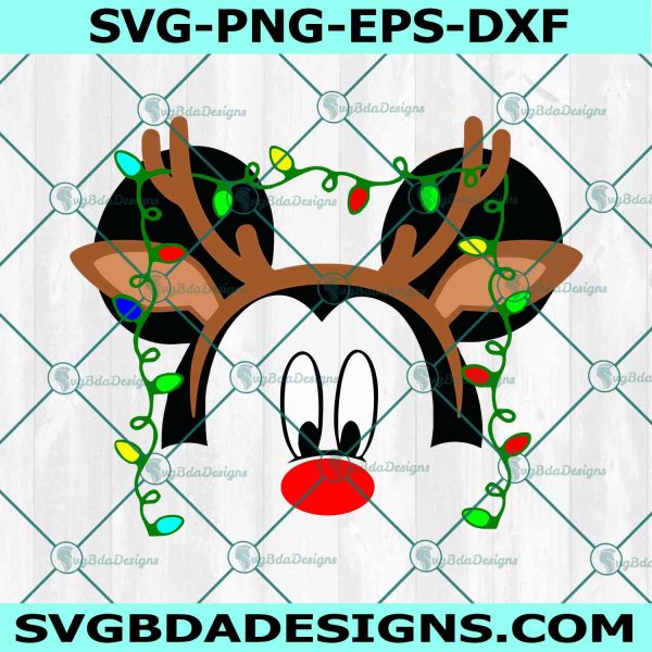 Mickey's Very Merry Christmas Svg, Christmas Svg, Mickey Mouse Svg, Disney Christmas Svg, File For Cricut