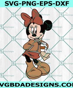 Minnie Mouse Fall SVG, Hello fall y'all Svg, Fall Tumbler Svg
