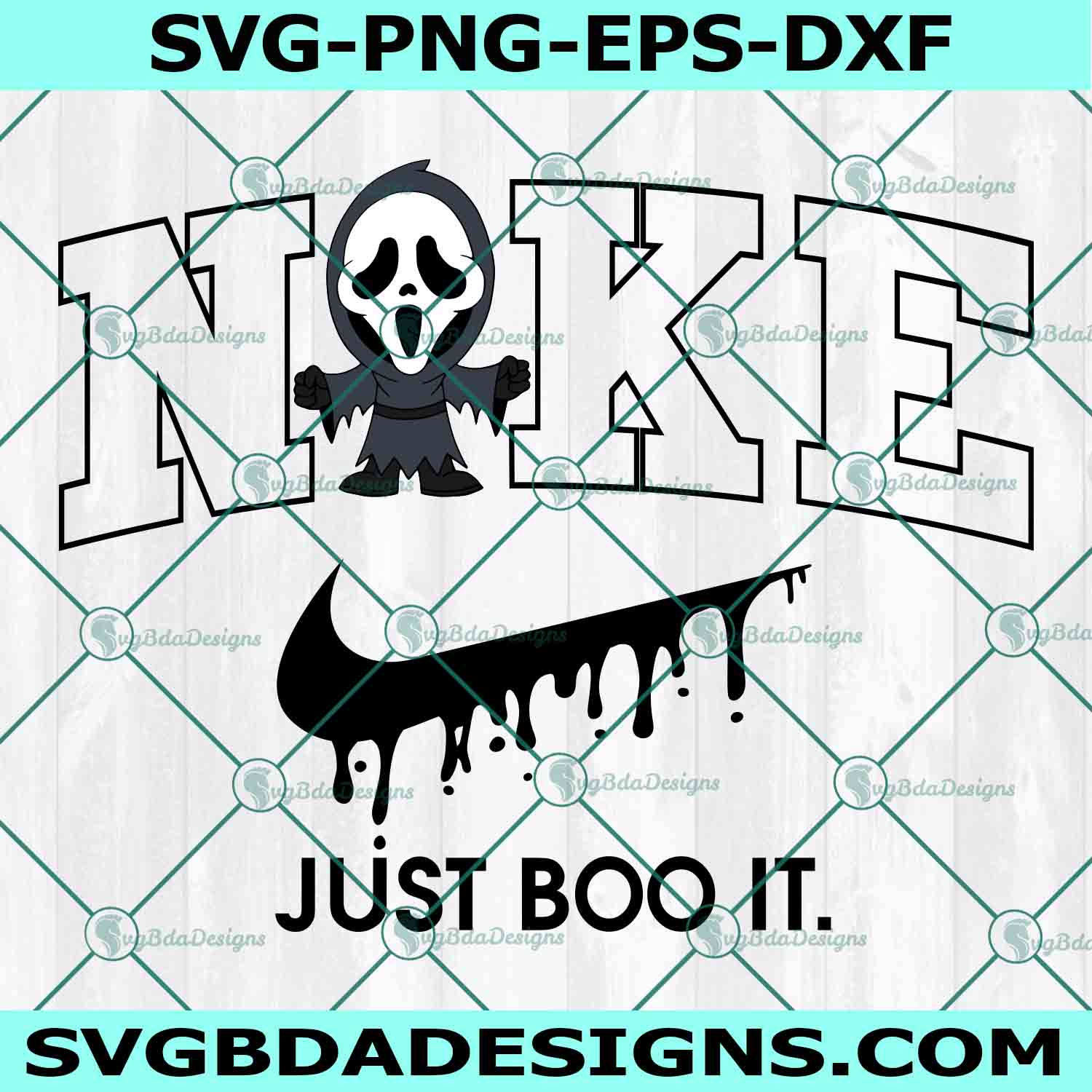 Nike Just Boo It x Baby Ghostface Svg, Horror Character Svg, Nike Just Boo It Svg, Baby Ghostface Svg, Halloween Horror Svg, File For Cricut
