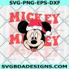 Retro Santa Mickey Svg, Santa Mickey Mouse Svg, Mickey Mouse Head Svg, Disney Christmas Svg, Disney Mickey Svg, File for Cricut 