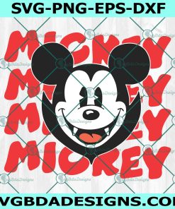 Retro Vampire Mickey Svg, Disney Halloween Svg, Mickey Mouse Vampire Svg, Vampire Svg, Disney Mickey Svg, File for Cricut 