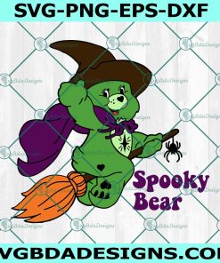 Spooky Bear SVG, Halloween Svg, 90s cartoon Svg, Funny Cartoon Svg, File for Cricut