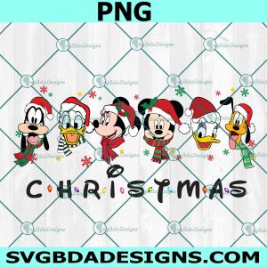 Christmas Disney Friends PNG, Mickey Christmas PNG