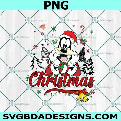 Disney Goofy Christmas PNG Clip Art, Merry Christmas Png, Christmas Magical Png,Disney Christmas Characters PNG, Family Vacation Christmas PNG
