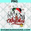 Disney Mickey Mouse Christmas PNG Clip Art, Merry Christmas Png, Christmas Magical Png,Disney Christmas Characters PNG, Family Vacation Christmas PNG