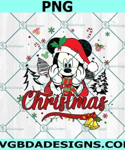 Disney Mickey Mouse Christmas PNG Clip Art, Merry Christmas Png, Christmas Magical Png,Disney Christmas Characters PNG, Family Vacation Christmas PNG