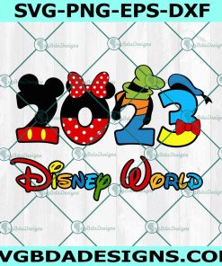 Disney World 2023 SVG PNG, Disney Trip 2023 SVG, Disney Christmas Svg, Disney Family Trip SVG, Disney Shirt Svg, File for Cricut