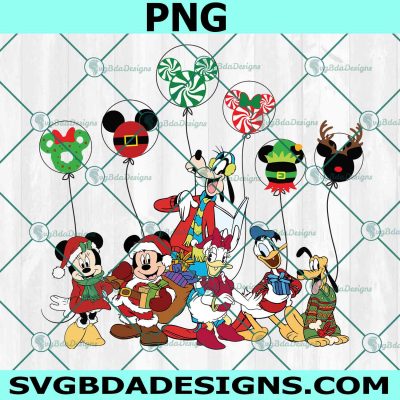 Family Vacation Christmas PNG, Merry Christmas Png, Christmas Magical Png,Disney Christmas Characters PNG, Vacation Christmas PNG