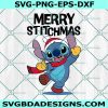 Merry Stitchmas SVG PNG, Stitch Christmas Svg, Disney Christmas Svg, Lilo And Stitch Svg, File for Cricut