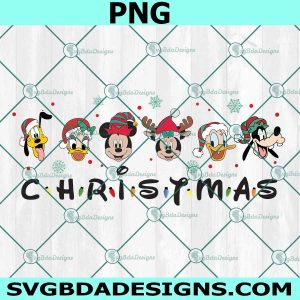 Mickey Minnie And Friend Christmas PNG