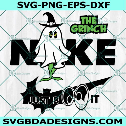 The Grinch Just Boo IT Svg Png, The Grinch Svg, Grinch Christmas Svg, Logo NIke Svg, Logo Christmas Svg, File for Cricut
