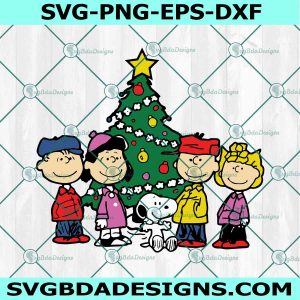 The Peanuts Christmas SVG PNG, Snoopy Christmas SVG