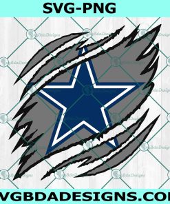 Dallas Cowboys Ripped Claw SVG, Cowboys Ripped Claw SVG, Logo Ripped Claw SVG, NFL Ripped Claw Svg, NFL Logo SVG, File for Cricut