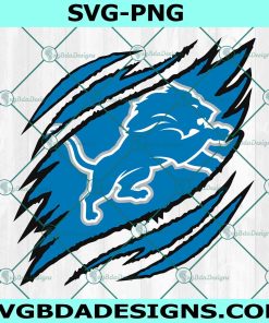 Detroit Lions Ripped Claw SVG, Lions Ripped Claw SVG, Logo Ripped Claw SVG, NFL Ripped Claw Svg, NFL Logo SVG, File for Cricut