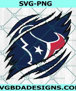 Houston Texans Ripped Claw SVG, Texans Ripped Claw SVG, Logo Ripped Claw SVG, NFL Ripped Claw Svg, NFL Logo SVG, File for Cricut