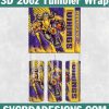 Minnesota Vikings 3D Inflated Tumbler Wrap, 20oz NFL 3D Tumbler, Vikings Mascot 3D Inflated PNG, 20oz NFL Tumbler Template, Sport Tumbler Wrap