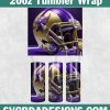 Vikings Football Tumbler Wrap, NFL Football Tumbler Wrap, Minnesota Vikings Tumbler Template, NFL Tumbler Wrap, Sport Tumbler Template