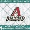 Arizona Diamondbacks Baseball Embroidery Designs, MLB Logo Embroidered, Diamonbacks Baseball Embroidery Designs, MLB Baseball Logo Embroidery Designs